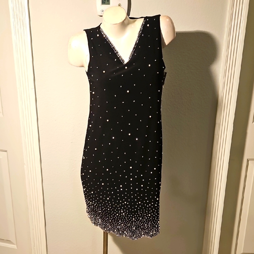 S. Levin Black Sparkle Dress